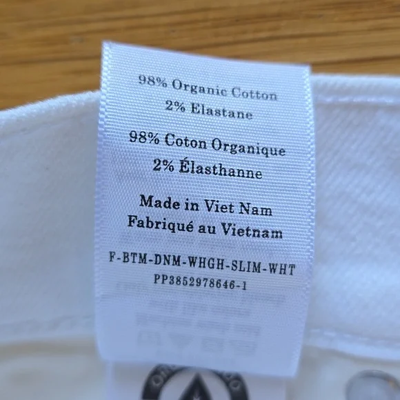 NWOT, Everlane, The Way-High Slim Jean, White, Women's 27S - Picture 14 of 16